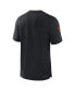 Фото #2 товара Men's Black Cincinnati Bengals Sideline Player Performance T-Shirt