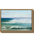Фото #1 товара Azure Ocean by Julia Purinton Canvas Framed Art