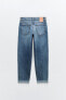 Z1975 selvedge relaxed fit high-waist jeans