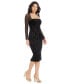 Фото #3 товара Women's Kimora Velvet Bodycon Dress