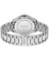 Men's Ace Silver-Tone Stainless Steel Bracelet Watch 43mm