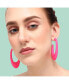 Фото #2 товара Women's Pastel Hoop Earrings