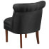 Фото #2 товара Hercules Kenley Series Black Fabric Tufted Chair