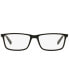 ფოტო #3 პროდუქტის Armani Exchange AX3027 Men's Rectangle Eyeglasses