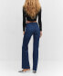 ფოტო #2 პროდუქტის Women's Medium-Rise Flared Jeans