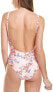 Onia Women's 184876 Rachel One Piece Swimsuit Pink Size M