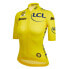 Фото #3 товара SANTINI Tour De France Femme Avec Zwift Overall Leader Short Sleeve Jersey