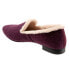 Фото #5 товара Trotters Glory T2160-656 Womens Burgundy Wide Leather Loafer Flats Shoes 9