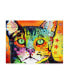 Фото #1 товара Dean Russo Straight Cat Canvas Art - 15.5" x 21"