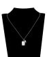 Фото #3 товара Cubic Zirconia Wing "I Am Strong" Pendant Necklace