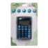 Фото #2 товара Калькулятор карманный Liderpapel Bolxf06 для детей 8 цифр с солнечной батареей и батарейками синего цвета 98x62x8 мм