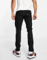 Levi's 512 slim tapered low rise jeans in black Ночное сияние, W34 L32 - фото #4