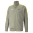 Фото #1 товара Puma Pl T7 Full Zip Sweat Jacket Mens Beige Casual Athletic Outerwear 53483706