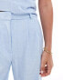 Фото #3 товара Abercrombie & Fitch Sloane co-ord tailored trouser in light blue