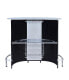 Фото #3 товара Spencer Contemporary Frosted Glass Top Bar Unit