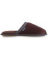 ფოტო #1 პროდუქტის Men's Memory Foam Microsuede Titus Scuff Slippers