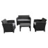 CHILLVERT Siena Resin Garden Furniture Set Ratan-Effect