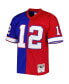 Фото #4 товара Men's Jim Kelly Royal and Red Buffalo Bills 1990 Split Legacy Replica Jersey