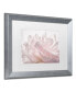 Фото #2 товара Cora Niele 'Pink Peony Petals V' Matted Framed Art - 20" x 16" x 0.5"