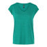 ფოტო #1 პროდუქტის PIECES Billo Lurex short sleeve v neck T-shirt