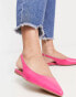 Фото #3 товара ASOS DESIGN Lala slingback ballet flats in pink