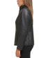 Фото #3 товара Womens Leather Coat
