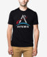 ფოტო #1 პროდუქტის Men's NASA Artemis Logo Premium Blend Word Art T-shirt