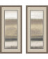 Neutral Sandbar Panel Framed Art, Set of 2