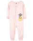 Фото #14 товара Toddler 1-Piece Pineapple 100% Snug Fit Cotton Footless Pajamas 4T