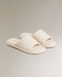 Фото #8 товара Waffle-knit platform slippers