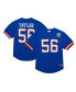 Фото #1 товара Men's Lawrence Taylor Royal New York Giants Retired Player Name and Number Mesh Top