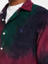 Фото #3 товара Polo Ralph Lauren tie dye shirt classic fit in navy/green multi