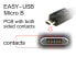 Фото #6 товара Delock 83844 - 1 m - USB A - Micro-USB B - USB 2.0 - 480 Mbit/s - Black