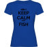 KRUSKIS Keep Calm And Fish short sleeve T-shirt