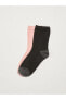 Sim Detaylı Kadın Soket Çorap 2'li Paket