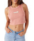 ფოტო #4 პროდუქტის Juniors' Good Days Cropped Tank Top