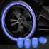 Фото #2 товара Набор заглушек OCC Motorsport OCCLEV004 4 штук Флюоресцентный Синий