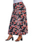 Фото #3 товара Plus Size Floral Maxi Skirt