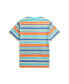 Big Boys Striped Cotton Jersey Pocket Tee