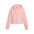 Фото #2 товара Puma Essential Elevated Cropped Pullover Hoodie Womens Pink Casual Outerwear 675
