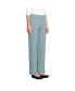 Women's Starfish Mid Rise Straight Leg Elastic Waist Pull On Pants