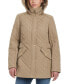 Фото #5 товара Women's Hooded Stand-Collar Quilted Coat