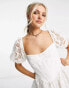 Фото #8 товара Bardot broderie corset mini dress in white