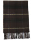 Фото #1 товара Men's Plaid Cashmere Scarf, Created for Macy's