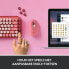 Фото #3 товара Logitech POP Keys Wireless Mechanical Keyboard With Emoji Keys - Mini - Bluetooth - Mechanical - QWERTY - Pink