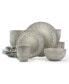 Фото #1 товара Lace 16 Piece Luxurious Stoneware Dinnerware Set