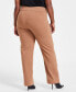 Фото #3 товара Plus Size Mid-Rise Pull-On Straight-Leg Pants, Created for Macy's