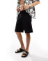 Фото #2 товара ONLY & SONS loose fit short in black