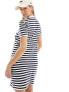 Фото #3 товара Vero Moda Maternity mini t-shirt dress in navy and white stripe