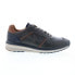 Фото #2 товара Allrounder by Mephisto El Paso Mens Gray Leather Lifestyle Sneakers Shoes
